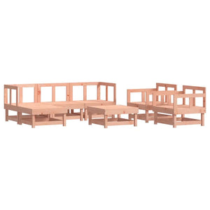 Set Divani Giardino 7 pz con Cuscini Legno Massello di Douglas 3185813