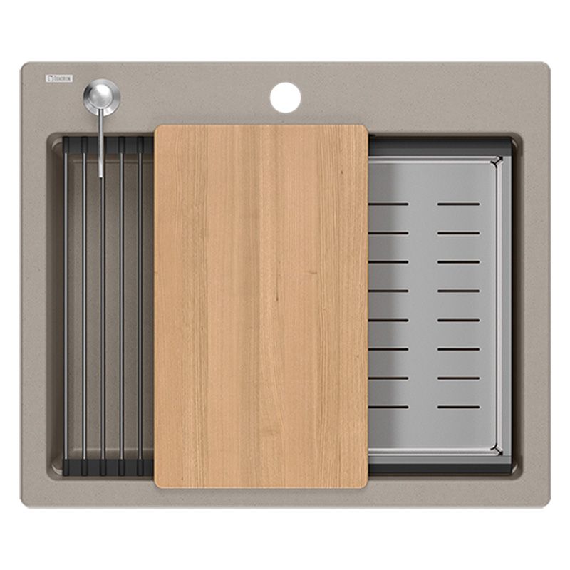 Lavello In Granito Kurt 110 Workstation Beige