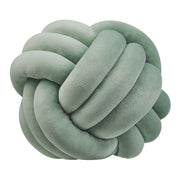 Cuscino Decorativo Cuscino Nodo Velluto Verde 30 x 30 cm Accessori Decorativi