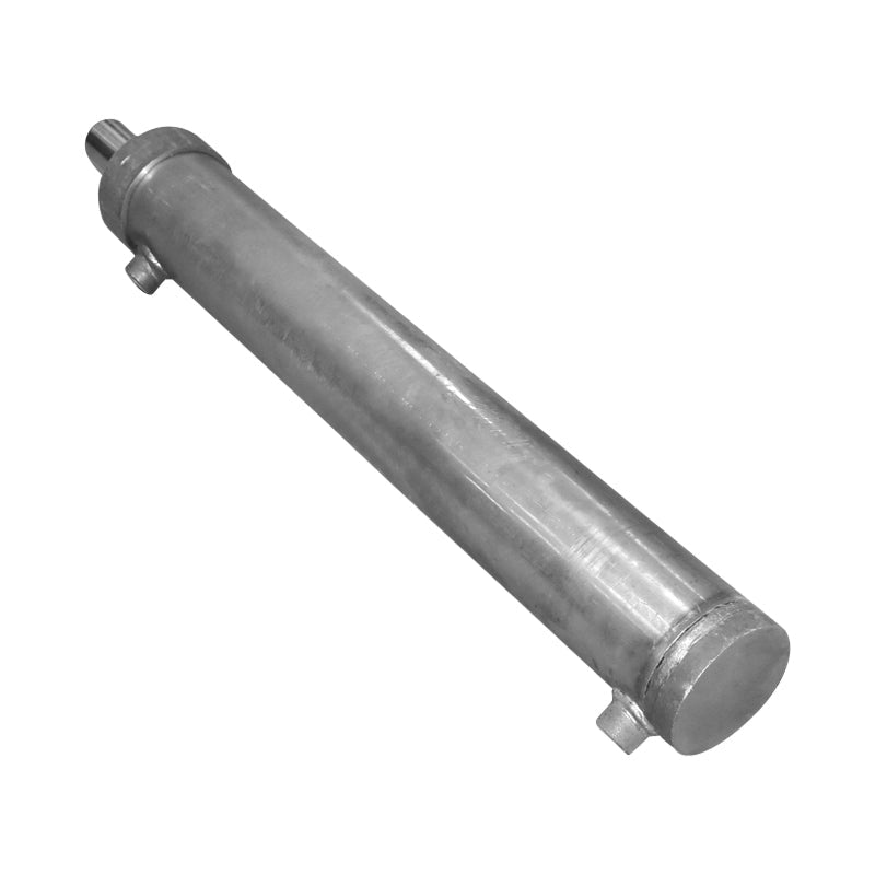 Cilindro idraulico 650 mm con filettatura M20 e raccordo idraulico Ø20