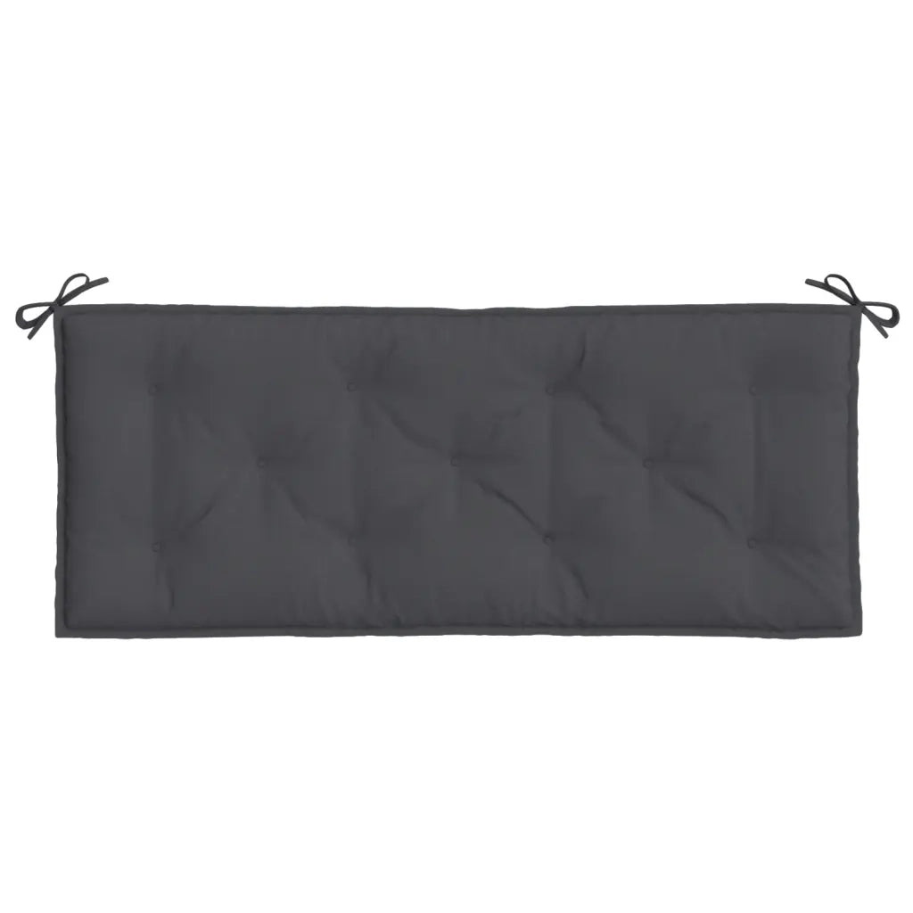 Cuscino Panca Giardino Antracite MÃ©lange 120x50x7 cm Tessuto