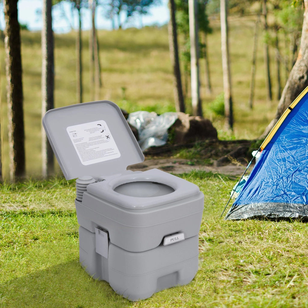 Gabinetto da campeggio 20L ¨C zephmum ¨C grigio 35.5x41x42.5cm
