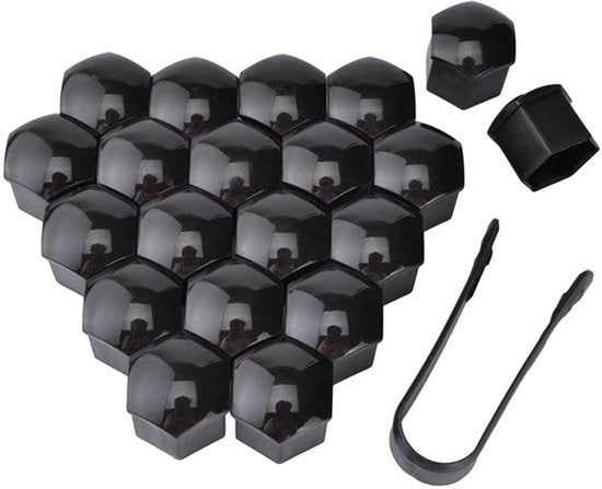 Doppi Wielmoerdop Universale - 19 mm - Doppi per Wielmoeren - Doppi per Autowielmoeren - Resistenti allo Shock - Duraturi - Doppi Wielmoerdop