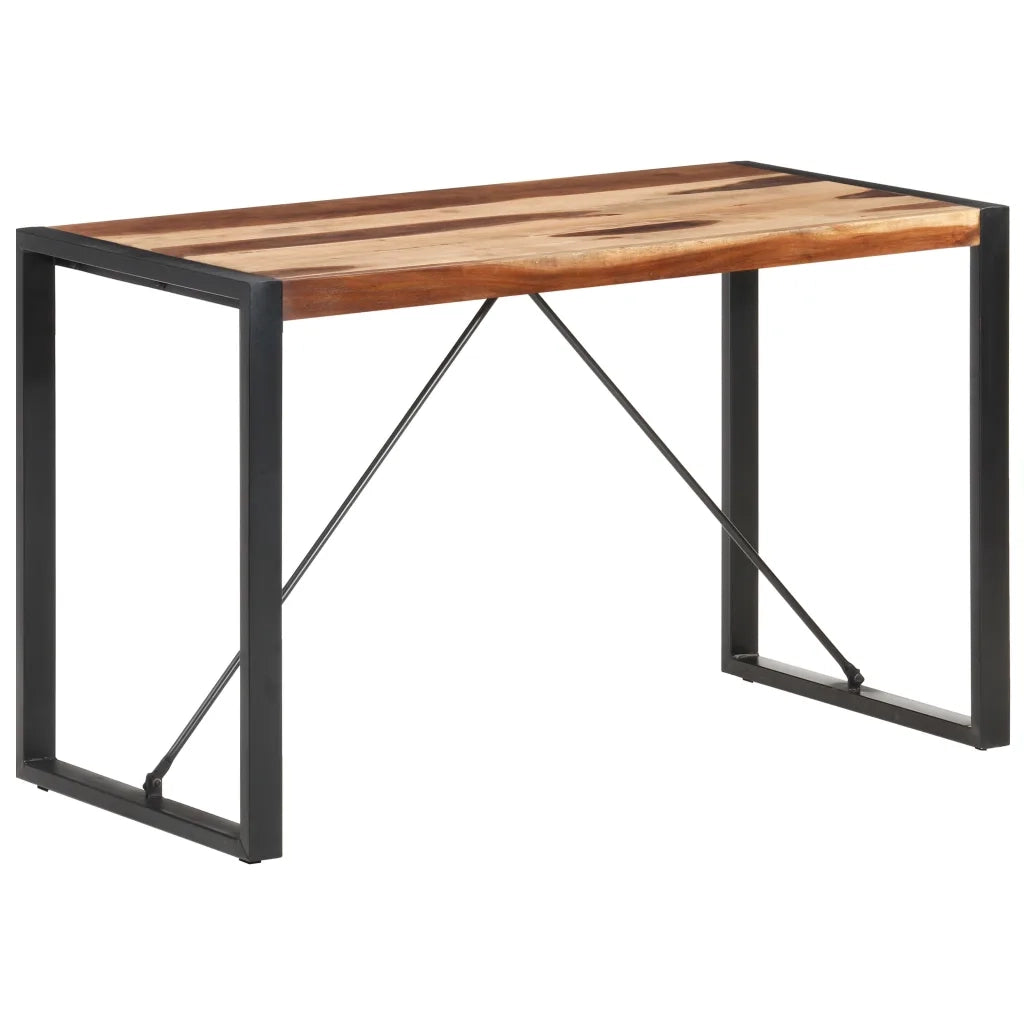Tavolo da Pranzo 120x60x75 cm Legno Massello Finitura Sheesham cod mxl 16500
