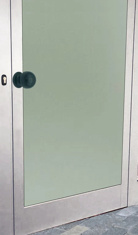 Pomolo fisso per porta SAGUATTI 869/50SAB in alluminio verde opaco