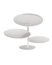 Plafoniera Simplon LED 3x15,5W Integrato 5180 lm 3000K Dimmerabile a taglio di fase, Struttura in metallo, IP20, Classe 1 - Bianco