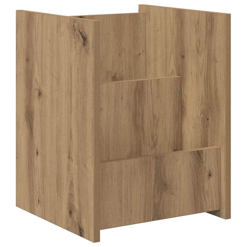 Scaffale per riviste Rovere artigianale 35 x 35 x 45 cm 890871