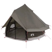 Tenda Tipi Marrone Grigio 250 x 250 cm Poliestere e Acciaio 42029022