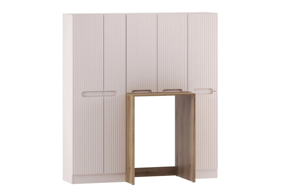Set mobili bagno do pralni con obudową na pralkę e colonne bagno Nova Cashmere