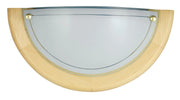 Applique bagno Rabalux Ufo 5401 E27 legno chiaro opale