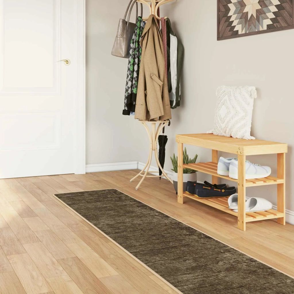 Runner Tappeto MARSA Verde Foresta 50 x 250 cm Poliestere e PVC 42023134