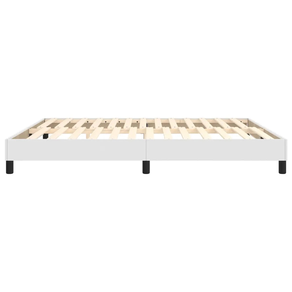 Struttura Letto a Rete a Molle Bianco 180x200 cm in Similpelle 3120713