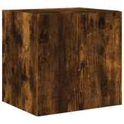 Mobile TV multimediale scaffale TV credenza mobile TV sala da pranzo soggiorno parete attrezzata per camera da letto con luci LED rovere affumicato 40,5 x 35 x 40 cm marrone 02_0027982