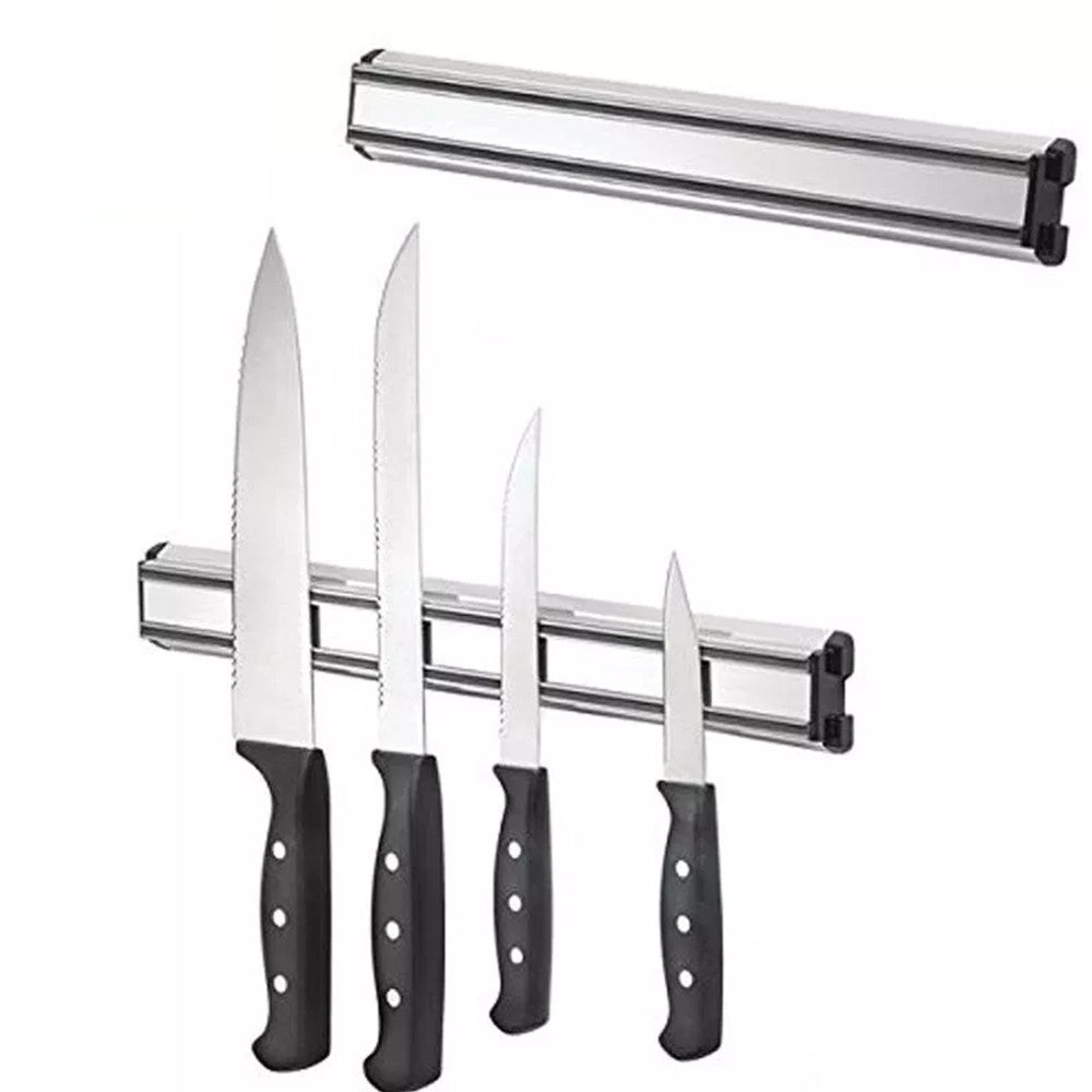 Trade Shop - Barra Magnetica Porta Coltelli Cucina 33cm Supporto Calamita Magnetico Utensili -