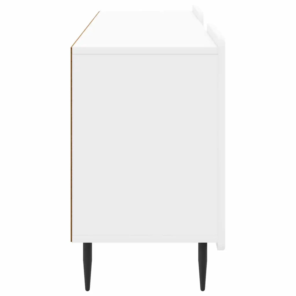 Mobile TV Bianco Lucido 150 x 31 x 52 cm Legno ingegnerizzato