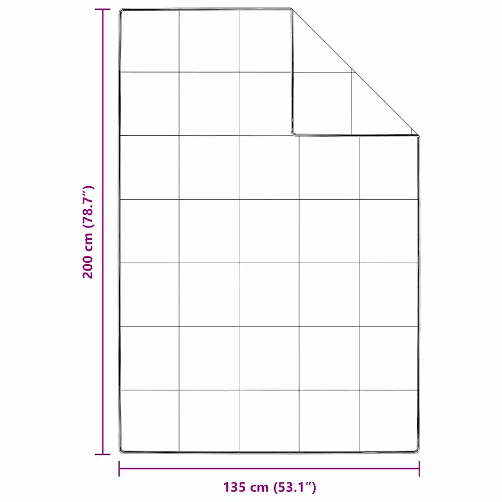 vidaXL Quilt e Piumini Bianco 135 x 200 cm Piume