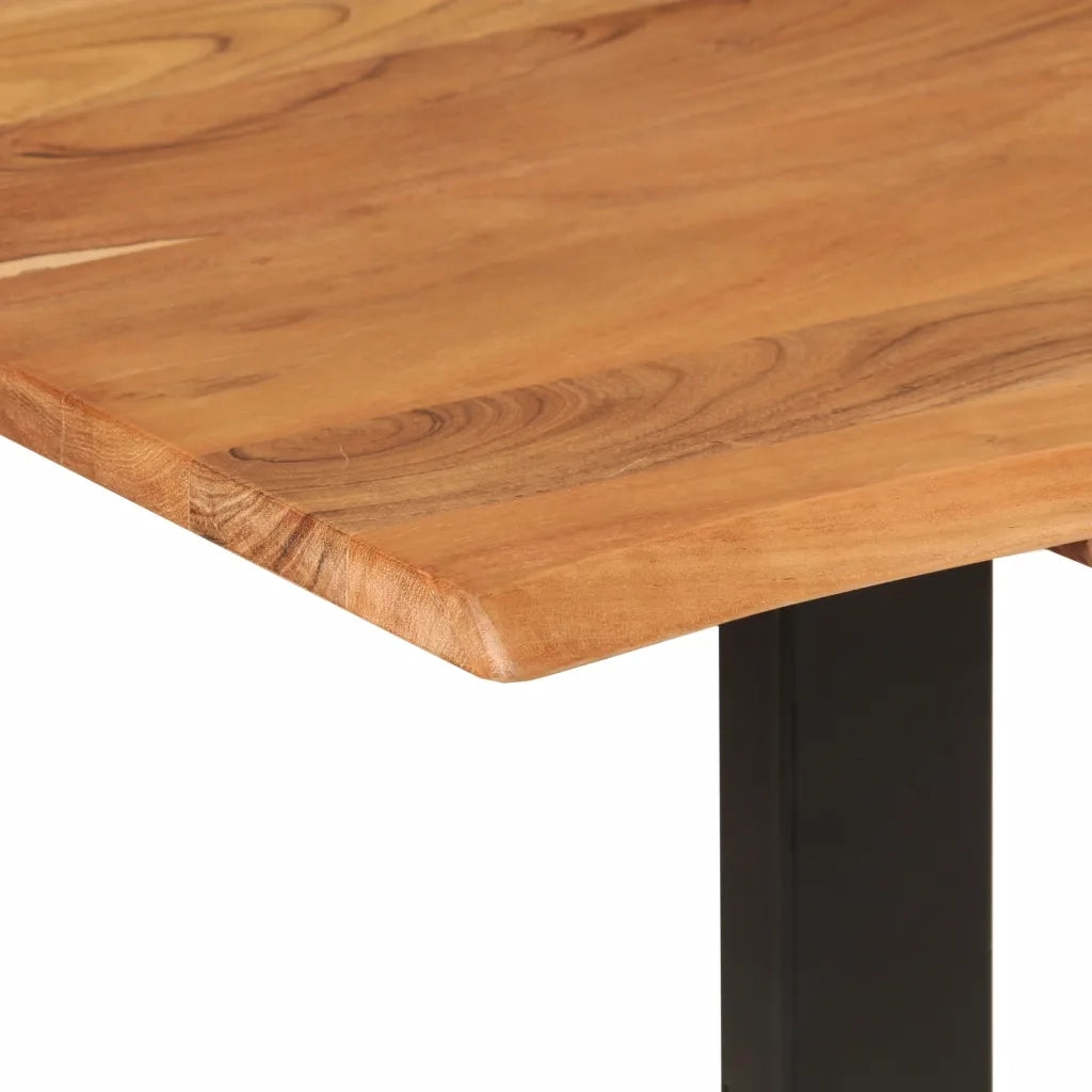 Tavolo da Pranzo 180x90x76 cm in Legno Massello di Acacia 286472