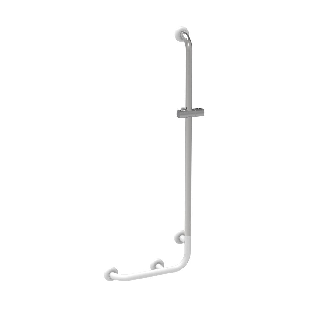Maniglia inox e saliscendi goman 40x120 cm