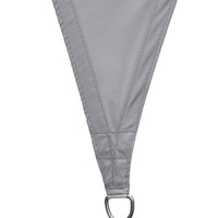 Tenda a Vela Ombreggiante Triangolare 4x4x4m in Poliestere Grigio