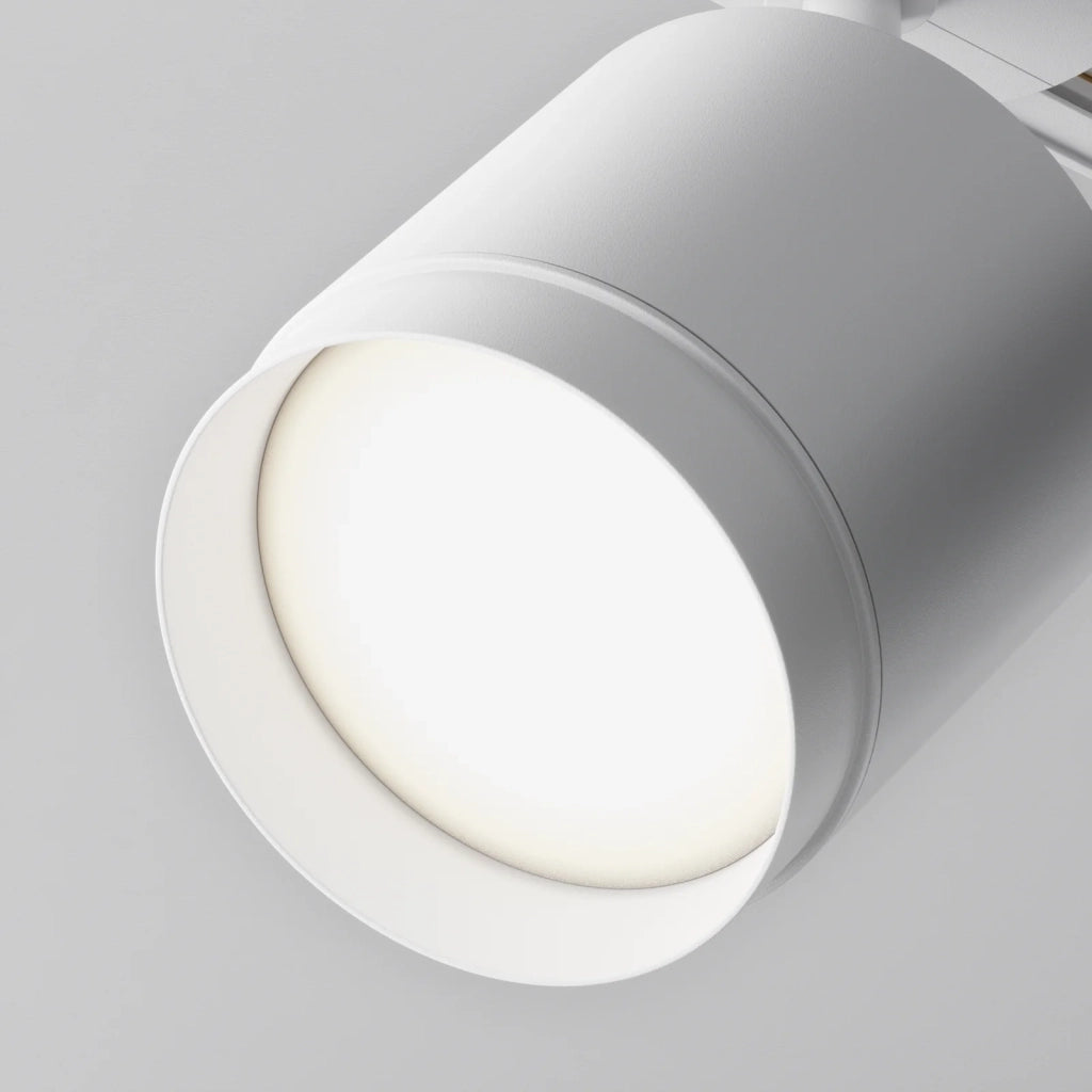 Maytoni Lampada da binario moderna UNITY Polar 1 luce GX53 bianco alluminio