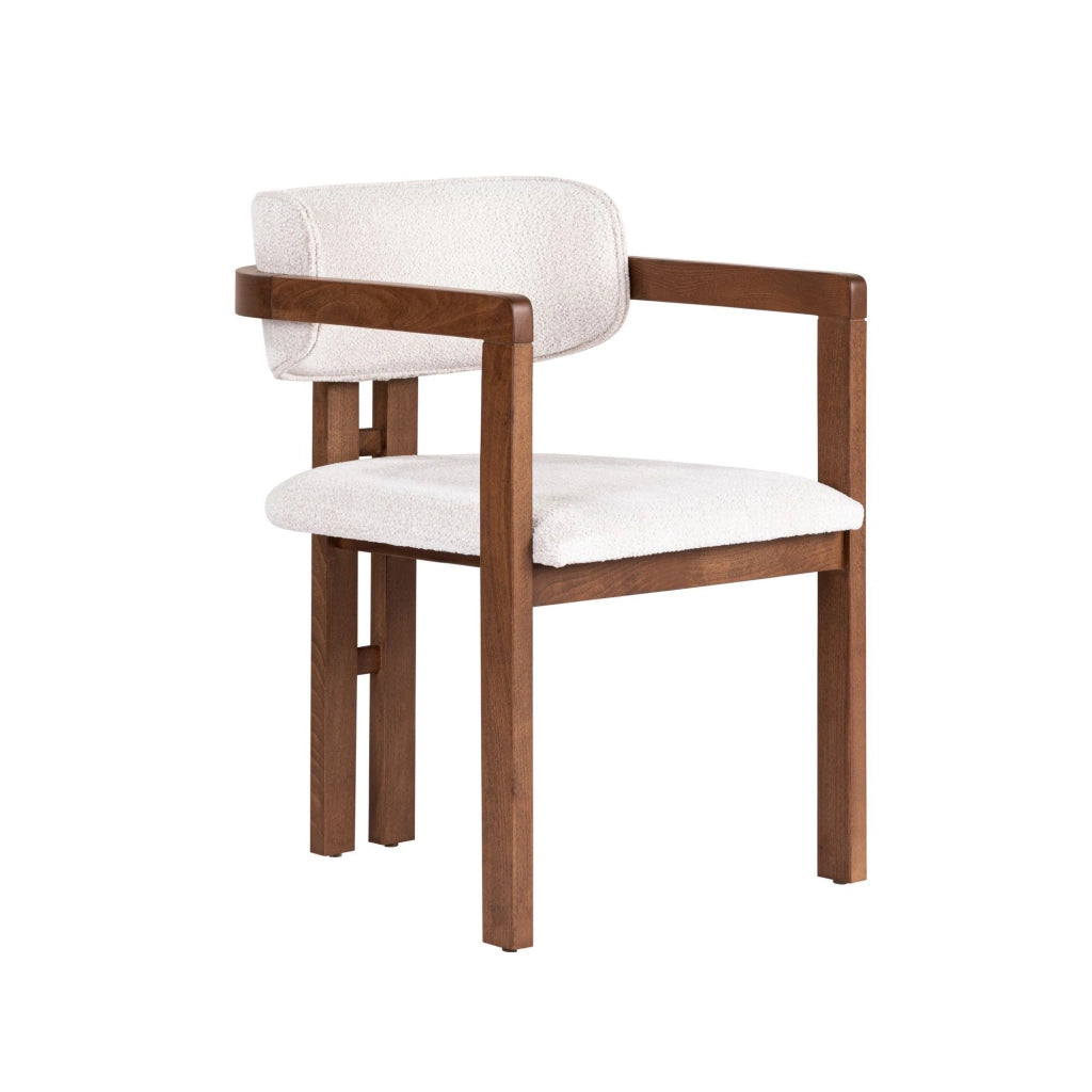 Nohanoso, set Tavolo e Sedie 6 Posti, Beige Marmo