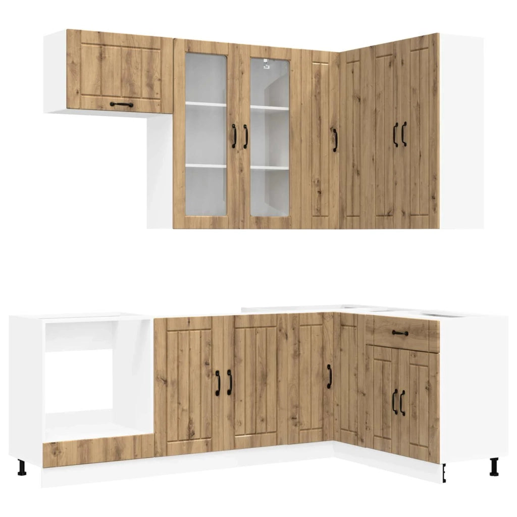 Unità Cucina LUCCA 8 pcs Rovere Artigianale 3438486