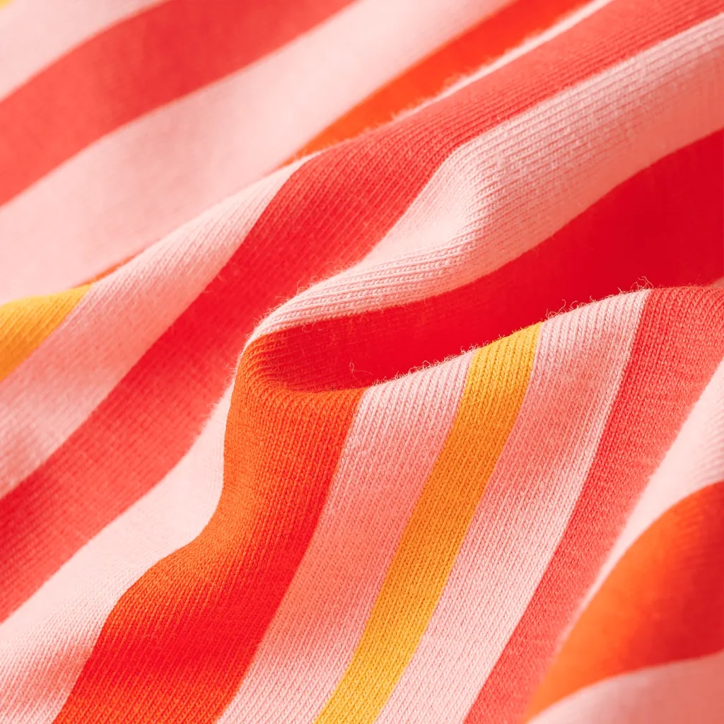 Abito per Bambine con Coulisse Rosa e Rosso 116 CFW2397436
