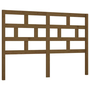 Testiera | Testata per Letto ambra 141x4x100 cm in Legno Massello di Pino