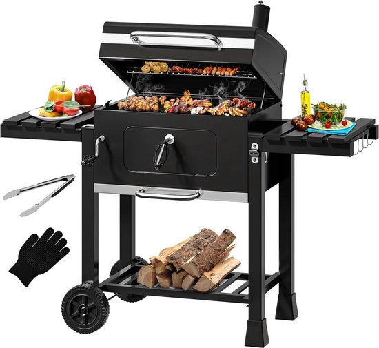Barbecue a Carbone di Legno Outdoor XL Portatile per Giardino