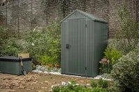 Casetta da Giardino Darwin 4x4, Verde, 125,8 X 117 X 205 h