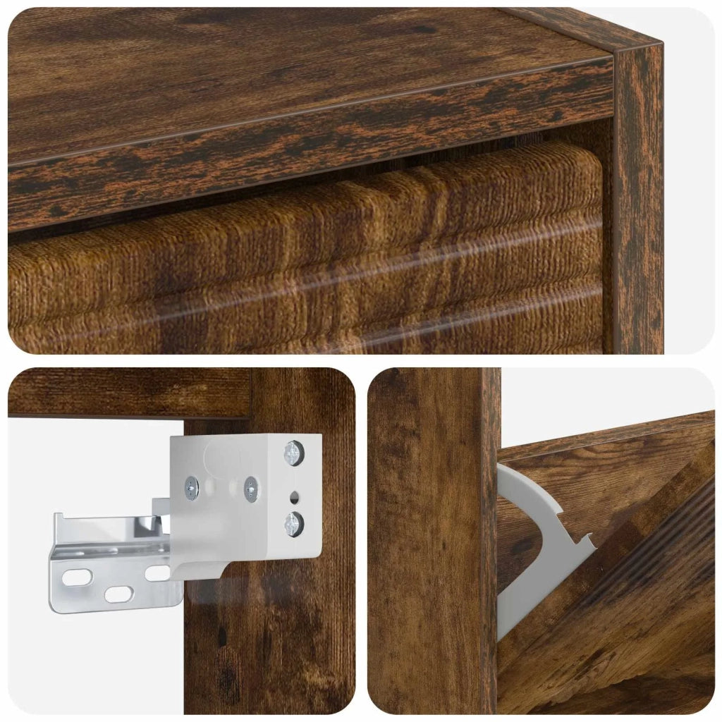 Mobiletto per Scarpe da Muro HAARLEM 71 x 17 x 43 cm 896850