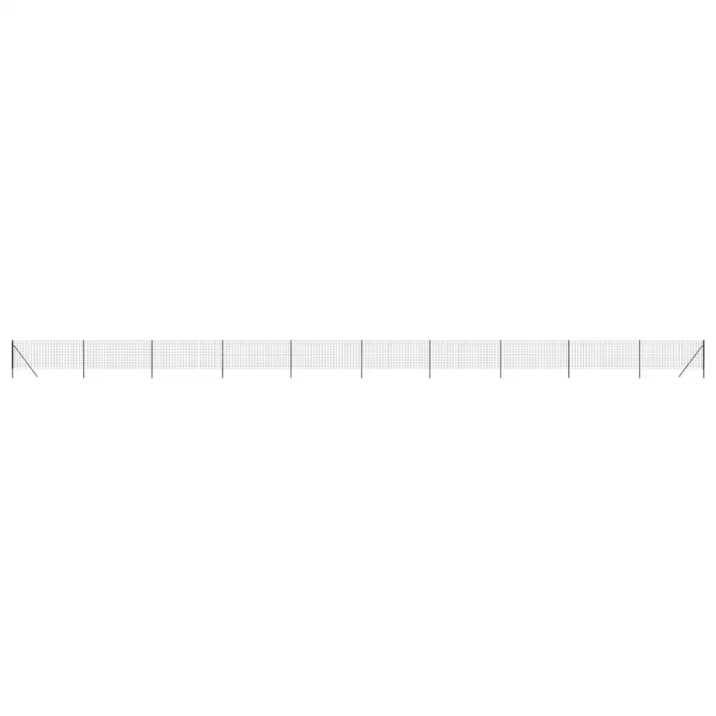 Recinzione da Giardino | Recinzione Metallica Antracite 1x25 m in Acciaio Zincato