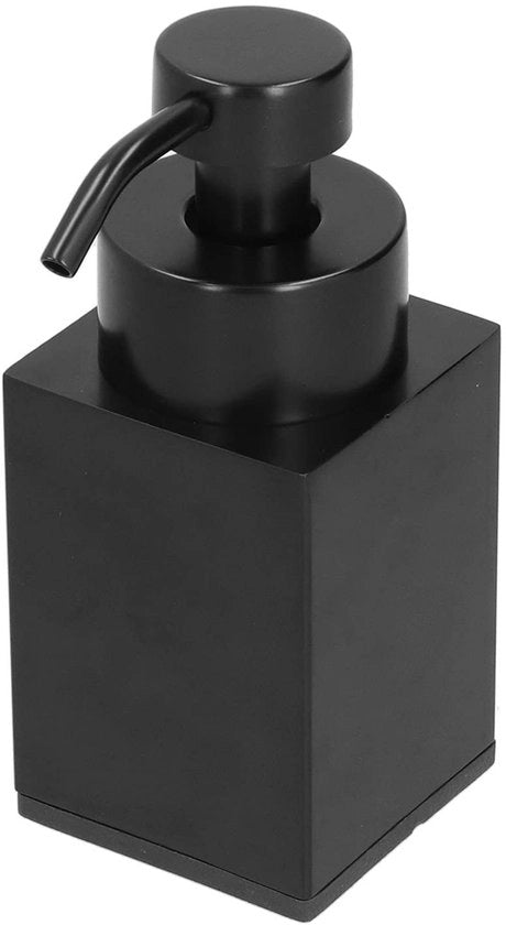Dispensatore di schiuma in acciaio inossidabile 304 - Nero - Antiscivolo - Duraturo - Per bagno/cucina - Incluso 1 Dispensatore
