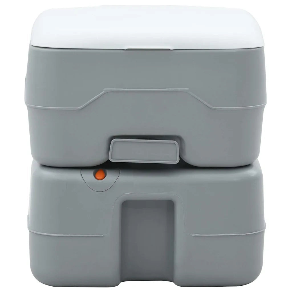 Toilette da Campeggio Grigio e Bianco 41,5 x 36,5 x 37,5 cm 42001437
