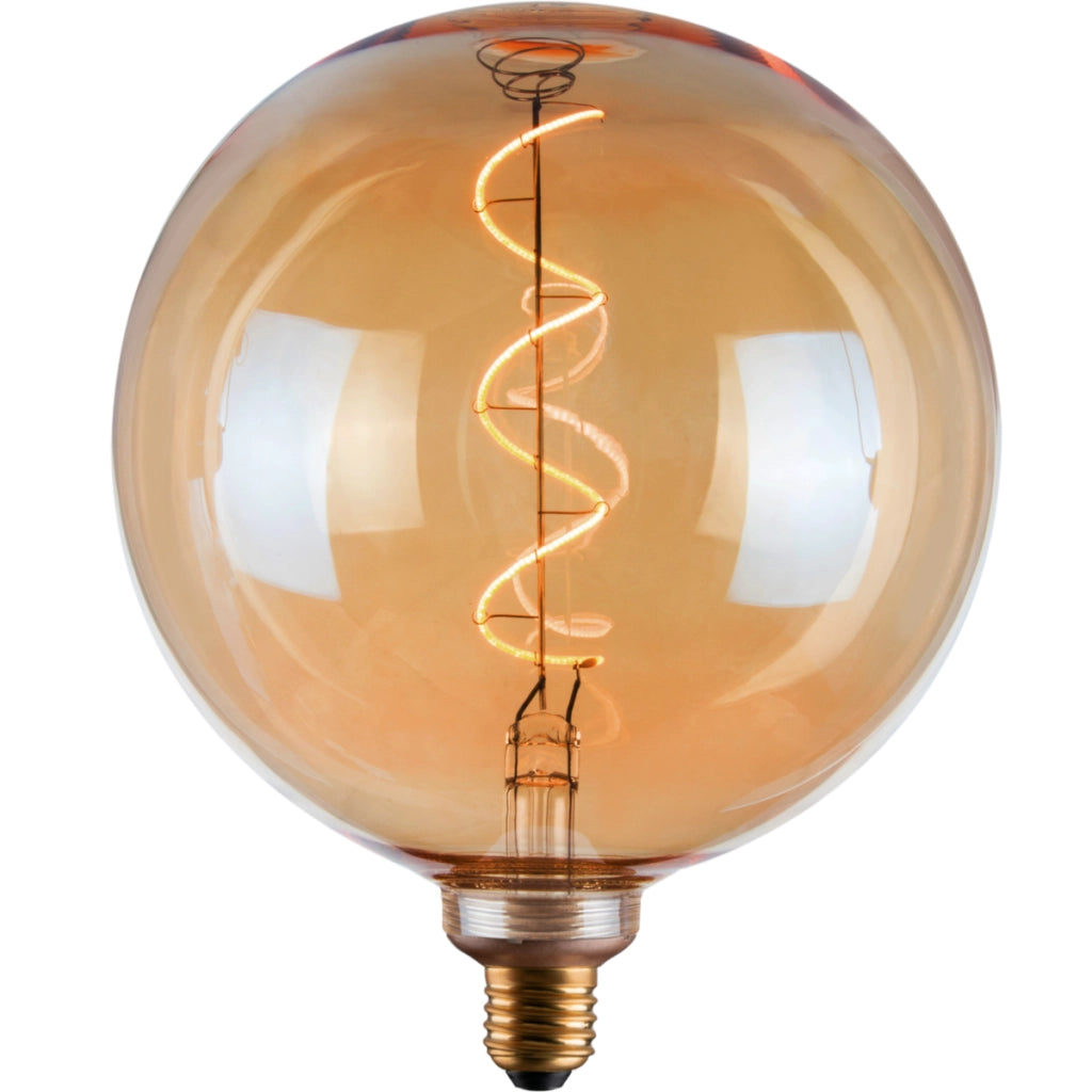 Lampadina LED Filamento G200 Ambra E27 4W 260lm 1800K Polux