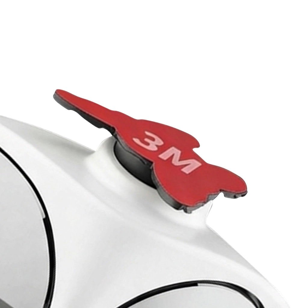 Specchio Auto Ausiliario Doppia Visione Sinistra Regolabile 360° Bianco / Grigio Avizar