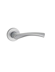 Maniglia su rosetta tonda Canopee, Argento F1, alluminio - THIRARD