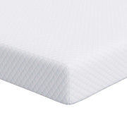 Topper per materasso Bianco 100 x 200 cm Tessuto Jacquard CFW2218174