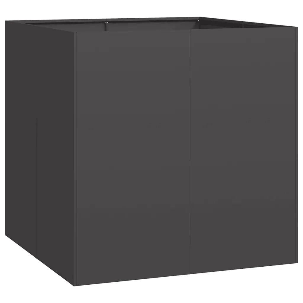 Fioriera Nera 80x80x80 cm in Acciaio 860780