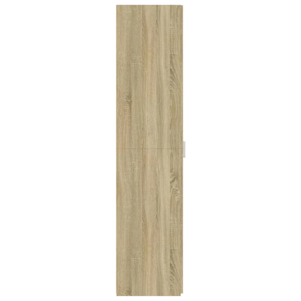 Buffet credenza cassettiera armadio mobile contenitore organizer cucina soggiorno salotto rovere Sonoma alto 30 x 42,5 x 185 cm legno ingegnerizzato marrone 02_0033940