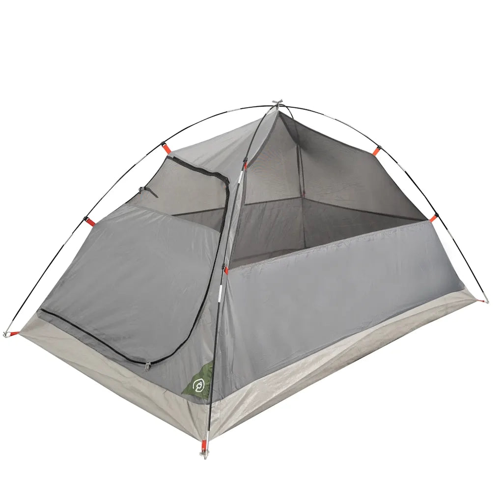 Tenda da Campeggio a Cupola per 3 Persone Verde Impermeabile