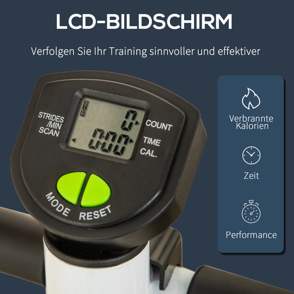 Stepper Fitness LCD ¨C zephmum ¨C Verde e Nero 55x44x108 cm