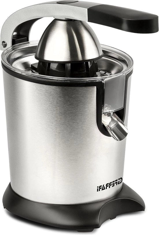Citruspers a pressione 85 watt 600 cc filtro in acciaio inossidabile - Cassetta in acciaio inossidabile - Citruspers potente per agrumi e arance con funzione automatica