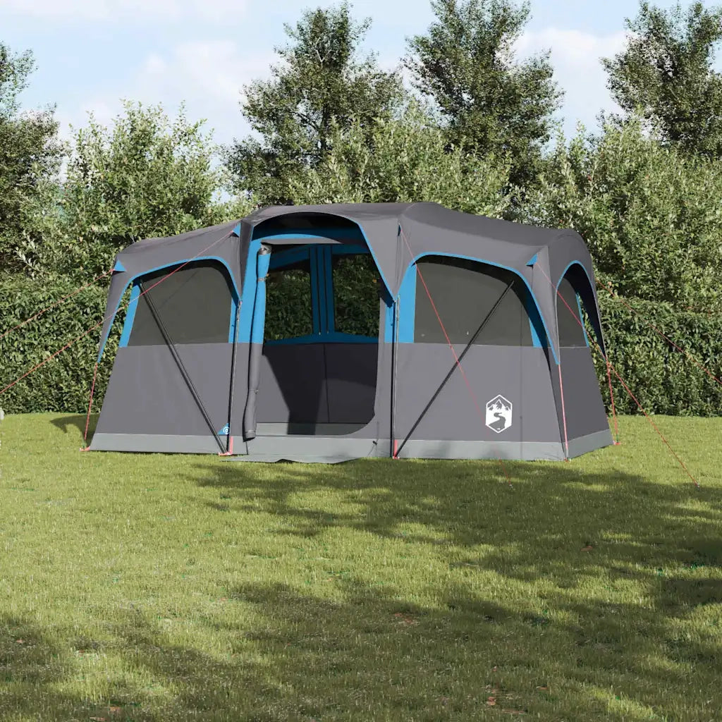 Tenda Familiare con tetto Blu e Grigio 435 x 255 x 216 cm 4100686