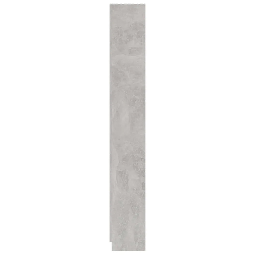 Libreria 5 Ripiani Grigio Cemento 60x24x175cm Legno Multistrato 800886