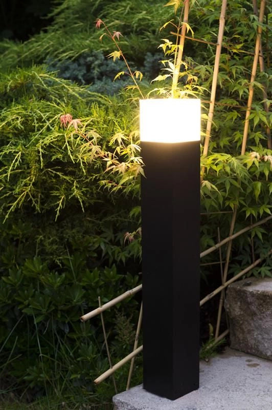Plafoniera esterna 1 luce SU-MA Cube nera E27 IP44