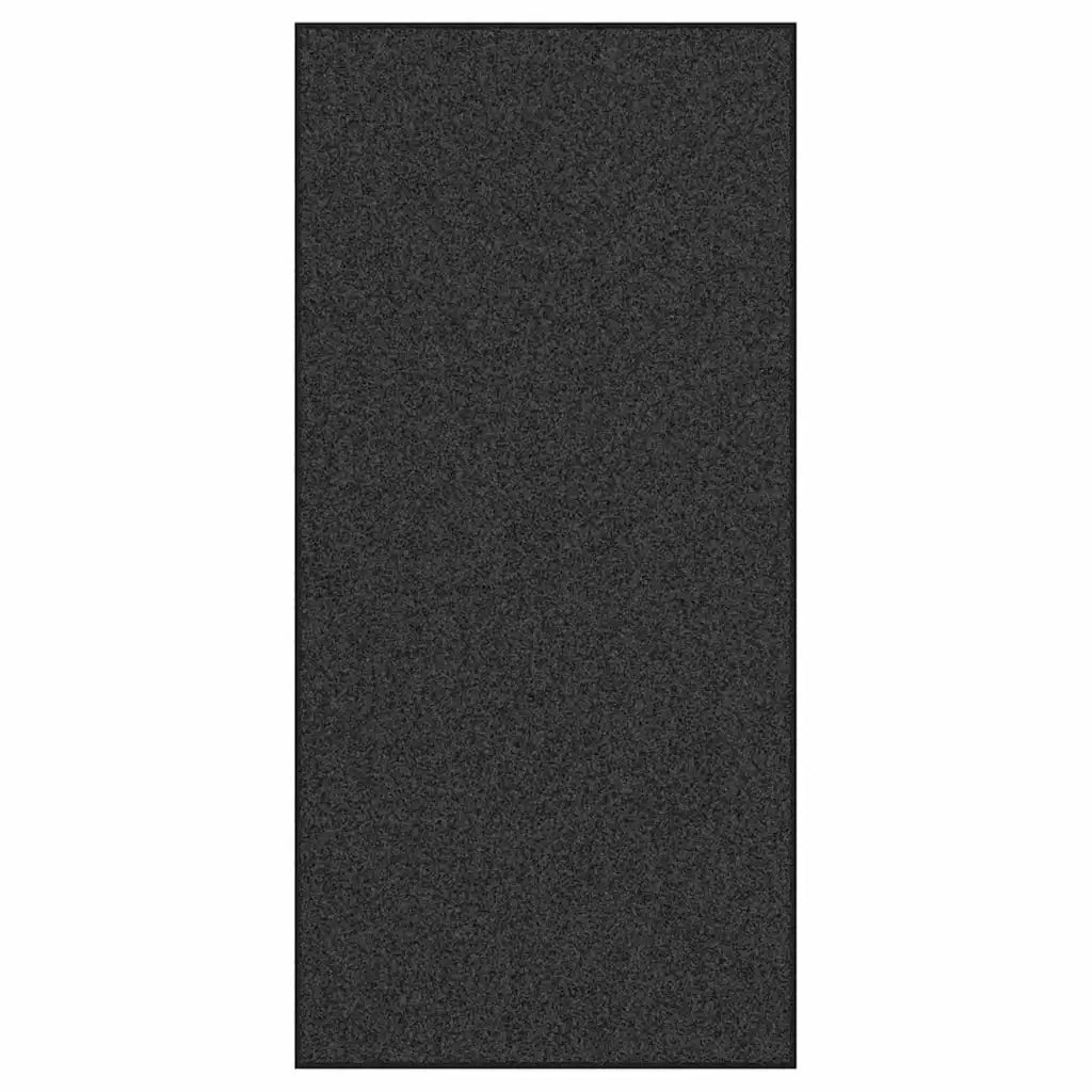 Tappetino Antracite e Nero 120 x 250 cm Polipropilene e vinile 4100767