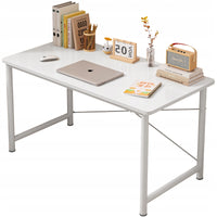 Scrivania per Computer Ragazzi 100 cm Stile Loft Moderno Bianca