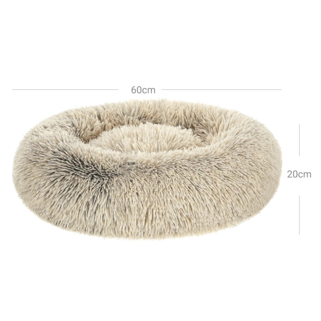 Cesta per cani/lettino per gatti morbido 60 cm cachi 12_0001209