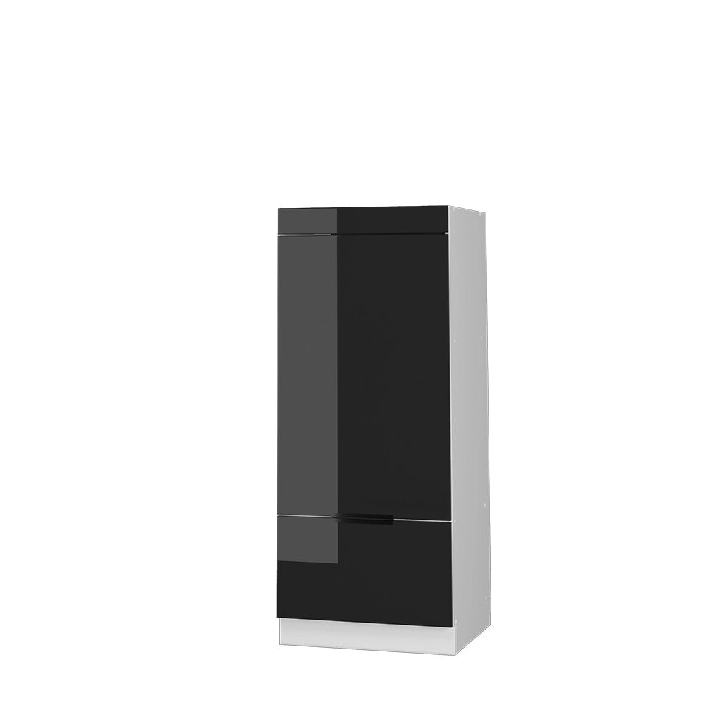 Vicco Set mobili bagno Rovere nero lucido 60 cm
